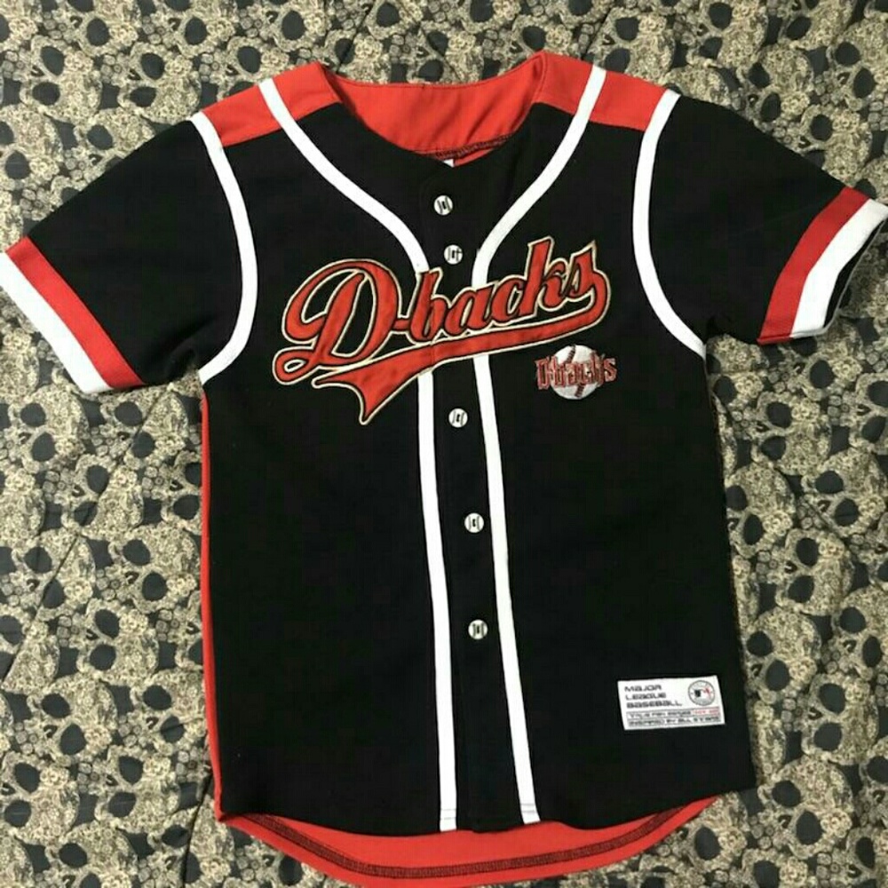 D-Backs AZ Diamond Backs Baseball Jersey Sz M